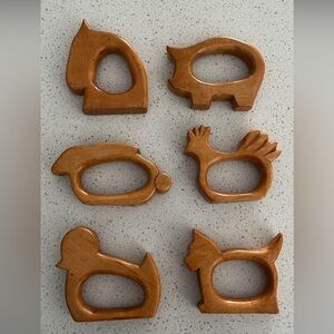Farm animal napkin holders